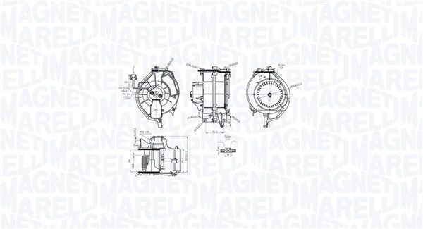 069412759010 Magneti Marelli Електромотор пічки